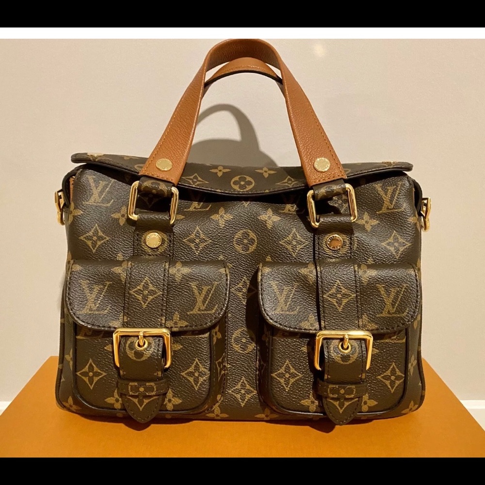 Authentic Louis Vuitton Manhattan Handbag